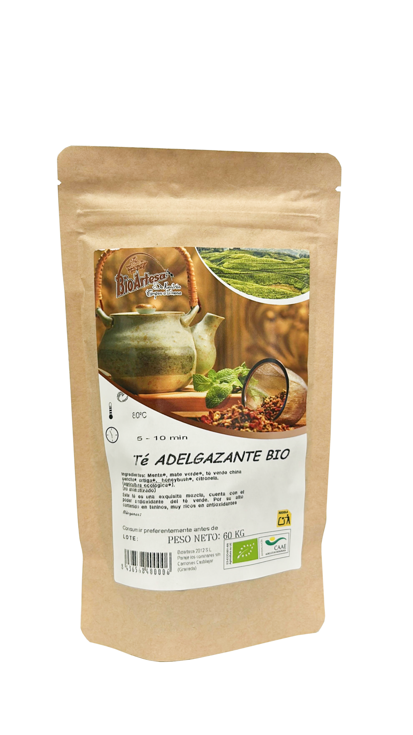 Té adelgazante Bio - 60gr 1 Te adelgazante Bio