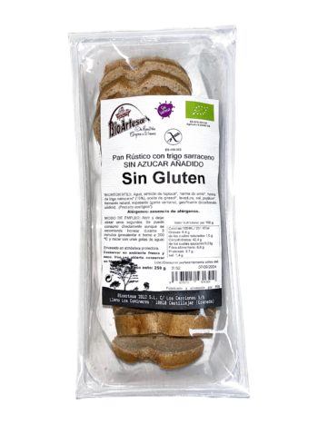Pan sin gluten ecologico