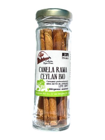 Canela en rama ecológica