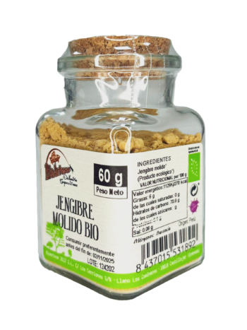Jengibre molido ecologico