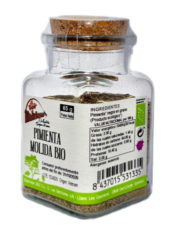 Pimienta molida ecológica