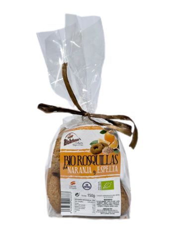 Rosquillas de espelta con naranja Ecológico